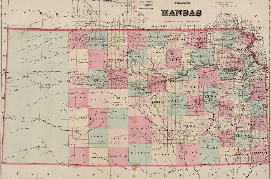 Map of Kansas