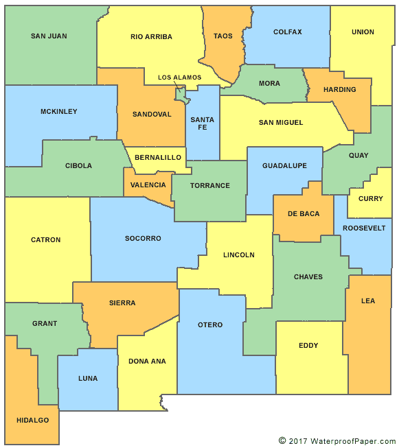 New Mexico counties||