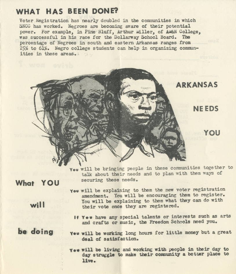 Arkansas Summer Project 1 (Courtesy of the Wisconsin Historical Society)|Arkansas Summer Project 2(Courtesy of the Wisconsin Historical Society) Arkansas Summer Project 1 (Courtesy of the Wisconsin Historical Society)|